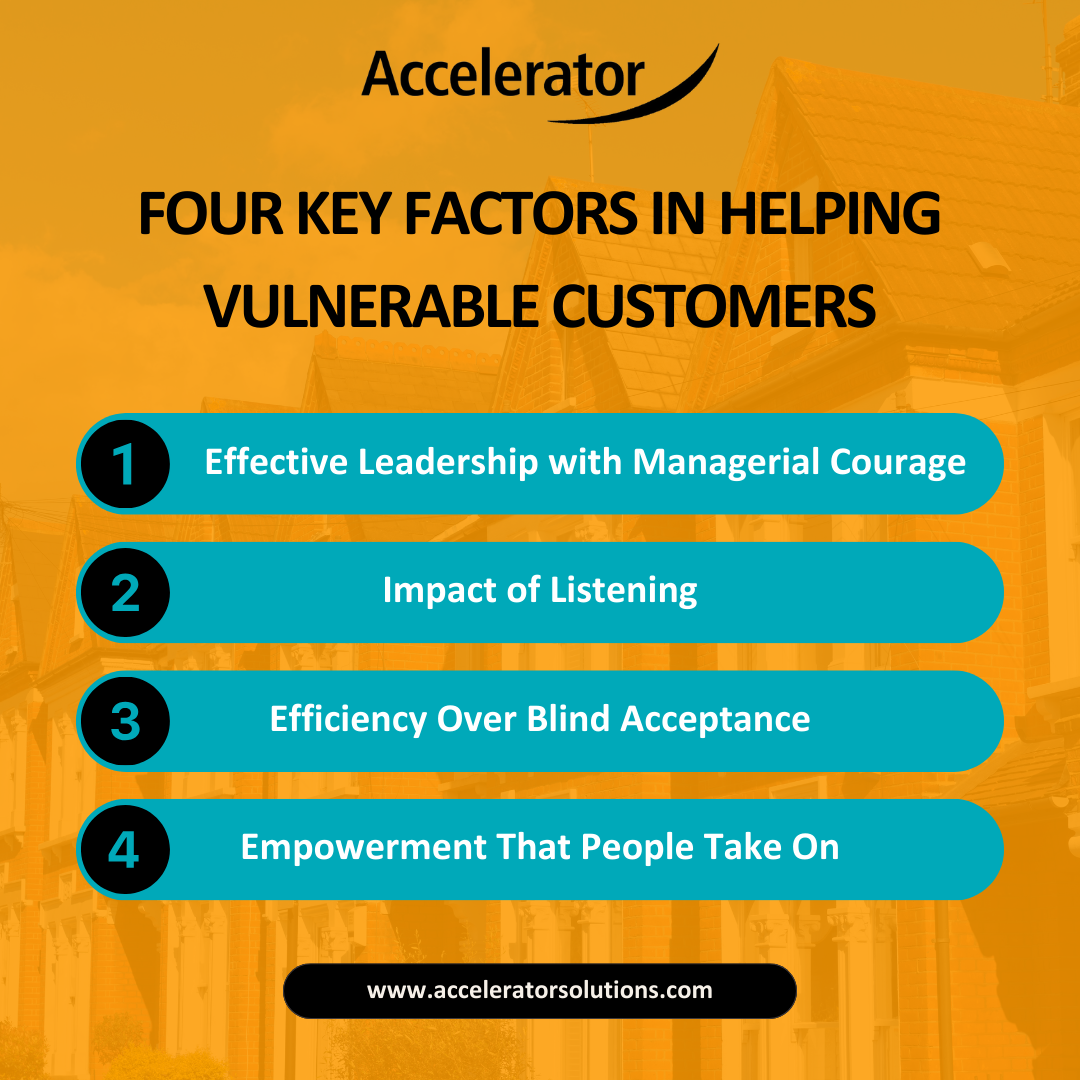 Four key factors in helping vulnerable customers